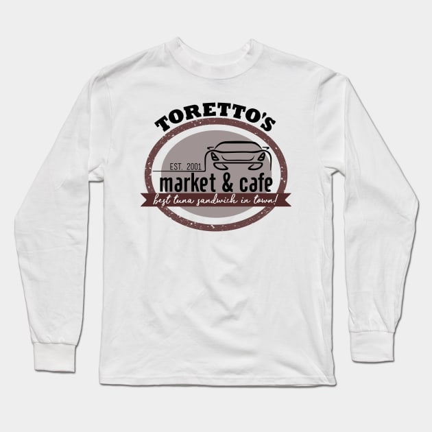 Torettos Market and Cafe Long Sleeve T-Shirt by mariansar